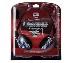 FONE + MIC C3T MI-2322R GAMER PTERODAX
